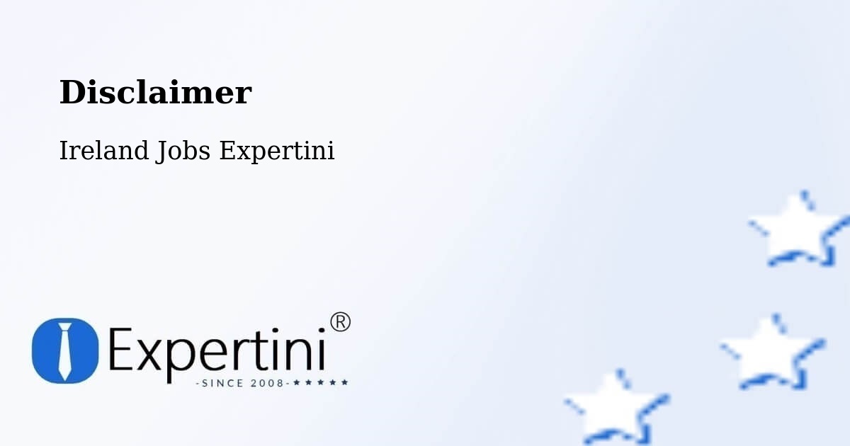 Disclaimer – Beaumont - Ireland Jobs Expertini